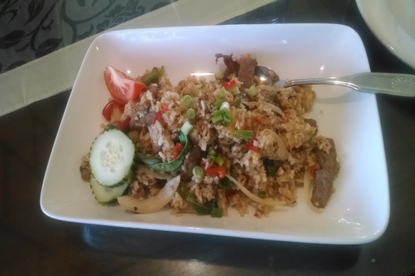 Hot & Spicy Fried Rice with Basil
