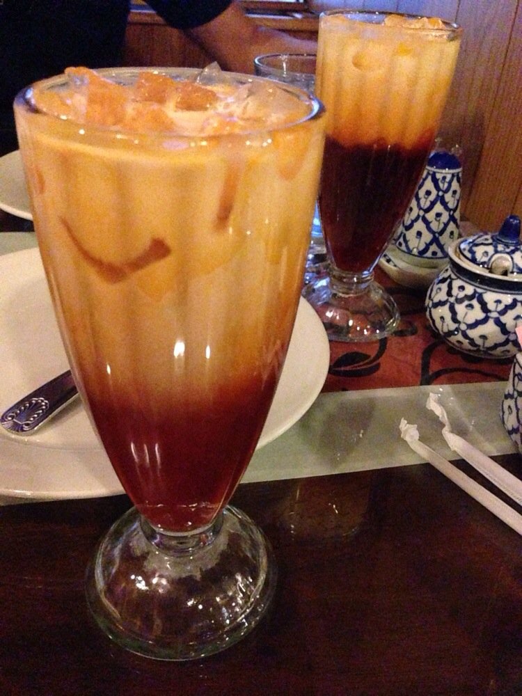 Thai Iced Tea / Thai Iced Coffee (No Refill)